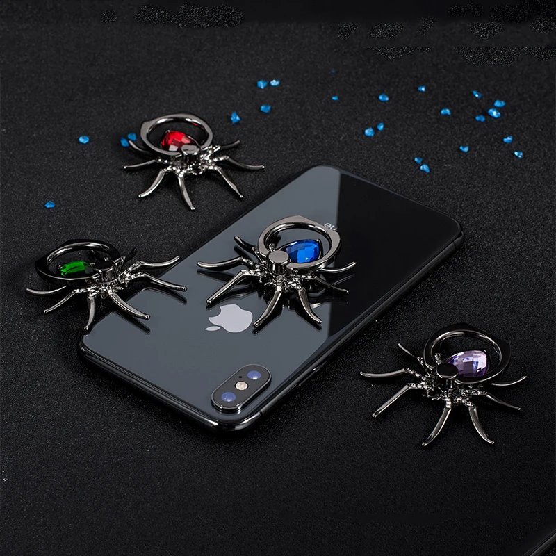 IKSNAIL персональное кольцо паука держатель телефона для iPhone металлический палец