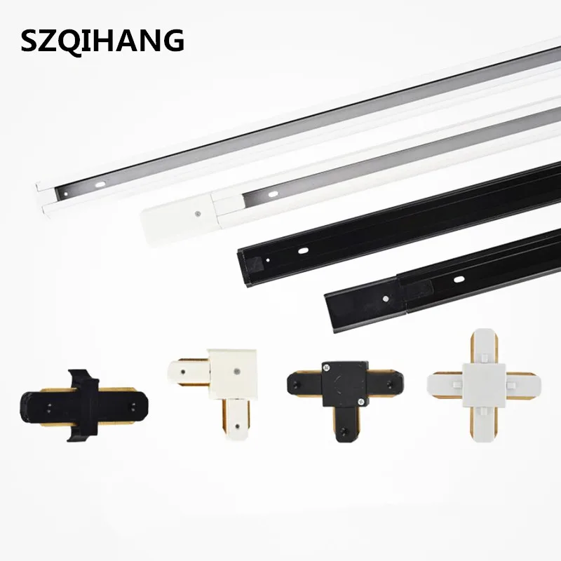 Us 77 0 30 Off Top 1m Led Track Rail Light Connectors Universal Rails Aluminum Lighting Fixtures 2 Wire L I T In Us 77 0 30 Off Top 1m Led Track Rail Light Connectors Universal Rails Aluminum Lighting Fixtures 2 Wire L I T In