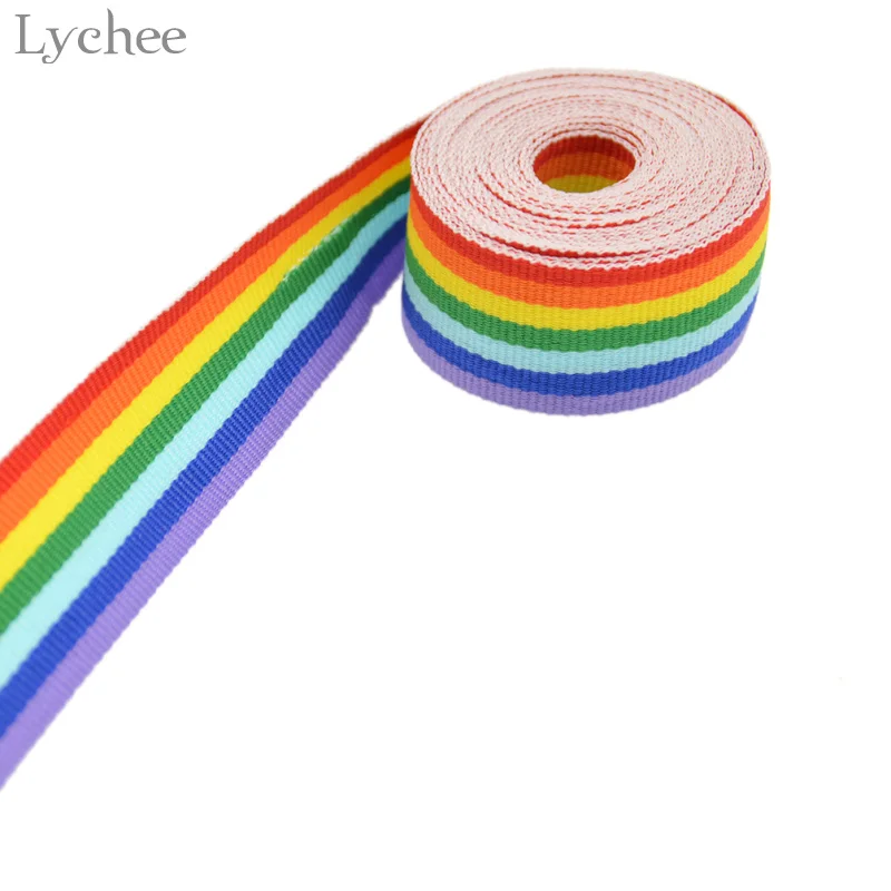 Lychee Life 3 метра радужные полосы лента с принтом сделай сам украшение для вечеринки