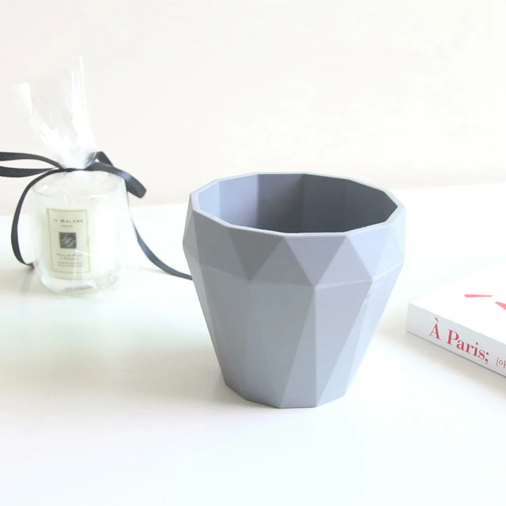 

Colourful Mini Plastic Flower Pot Decor Succulent Plant Modern Solid Flowerpot For Home Office Decoration Dropshipping Jun14