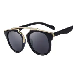 2018 классические Винтаж кошачий глаз женские солнцезащитные очки Для женщин Брендовая дизайнерская обувь модные уличные зеркало