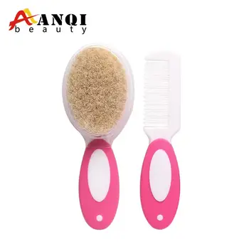 

Two-piece/Set High-quality Plastic Convenient And Easy To Use For Baby Daily Hair Care Suit Baby Soft Comb Brush
