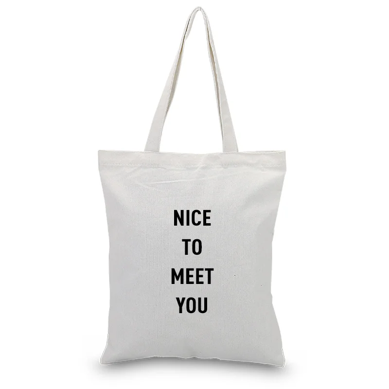 Брезентовая сумка на заказ с принтом логотипа, текстовые фотографии, ежедневное использование, ручная сумка, экологическая многоразовая хозяйственная сумка