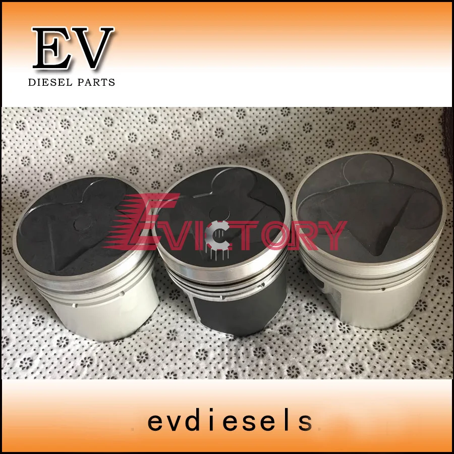 Engine repair Kubota V3300 V3300T piston liner piston ring full gasket kit main&con rod bearing and valve&guide&seat