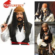 CostumeBuy, пиратская шляпа, парик, борода, косплей, Джек Воробей, пиратский капитан, головной убор, парик, усы, аксессуары, L920