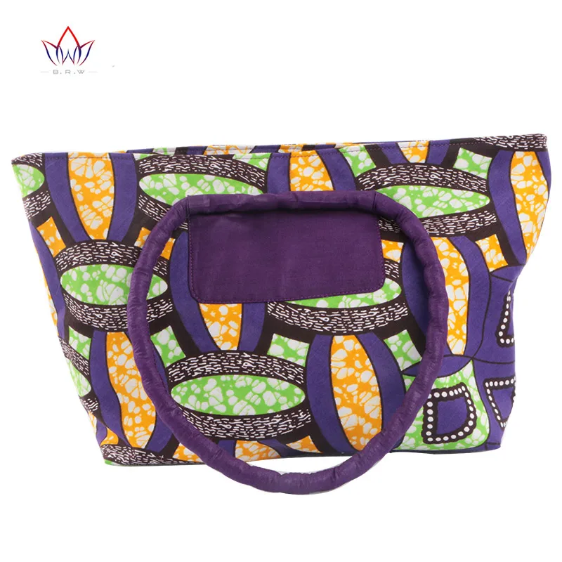 

BRW fashion design african print wax hand bag african vintage handmade african purses WYB16