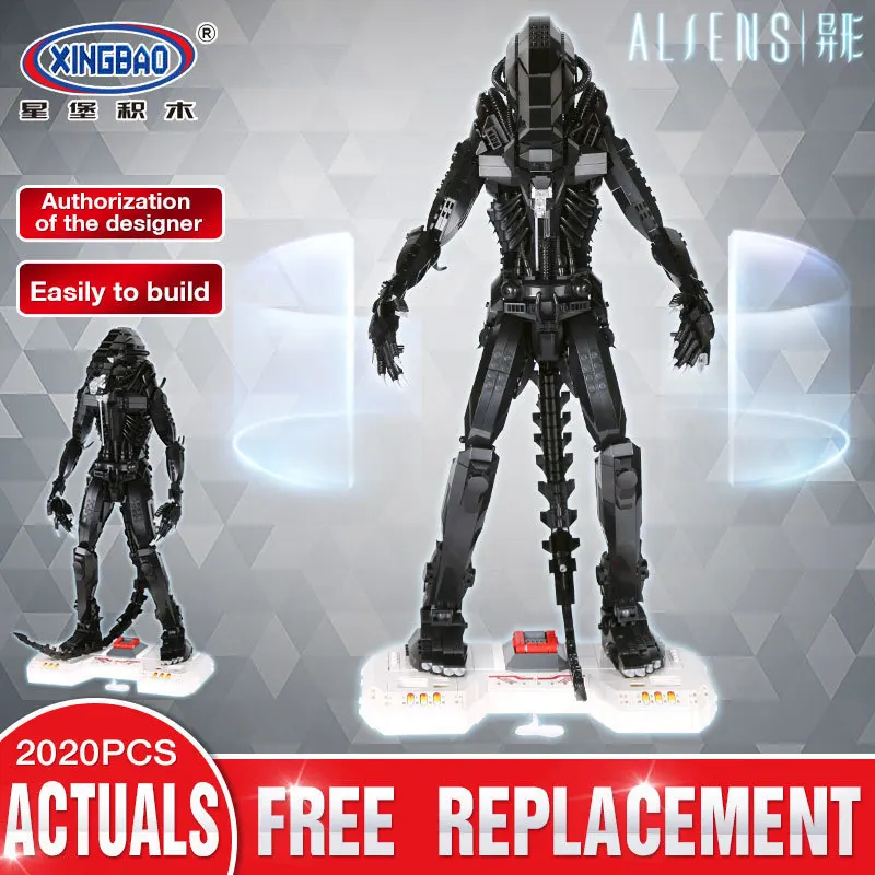 

XingBao 04001 2020Pcs Genuine Creative Movie Series The Alien Robot Set children Educational Building Blocks Bricks Toys Model