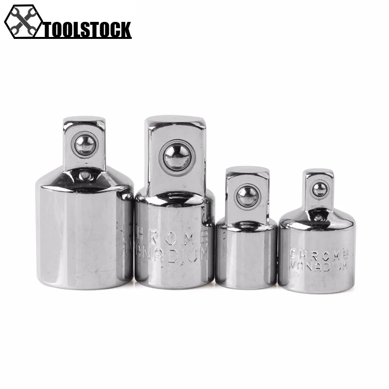 

4pcs/set Socket Head 1/4''-3/8''-1/2'' Drive Socket Converter Reducer Socket Wrench Adapter