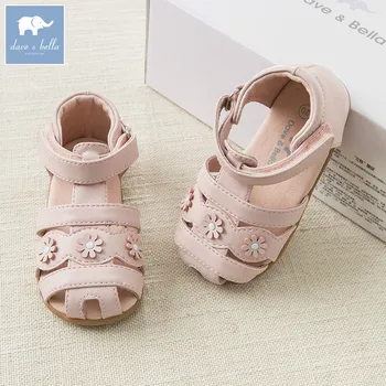 

DB6993 Dave Bella spring summer baby girl pink sandal brand shoes
