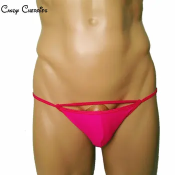 

Candy Cherries sexy men underwear bikini thong micro sexy Men thongs pouch 3 ways men underwear jockstrap lycra tangas NA0010