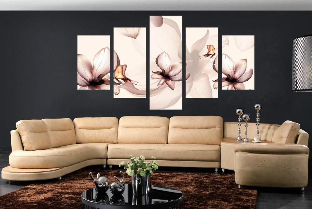 Orchidée mur décor promotion achetez des ... Décor Salon Mur