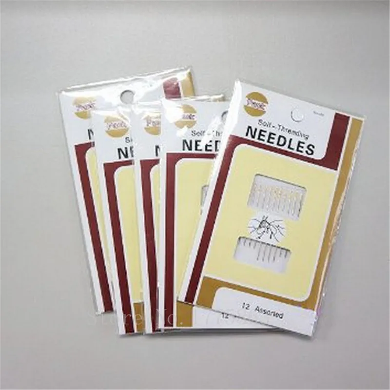 

5 Pack /12 Assorted (Total 60pcs), Hand Self Sewing Needles AA7367