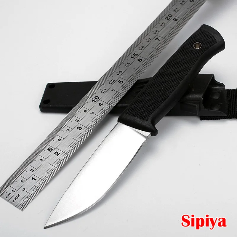 Online Recto G10 cuchillo lijado supervivencia cuchillos fija cuchillo de caza con mango de ABS   K Shealth