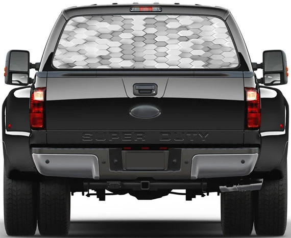 

Creative Rear Window Graphic Decal 3D Shape Pattern Sticker For Truck SUV Wallpaper mural Wall Print Decal Photo Wall Deco