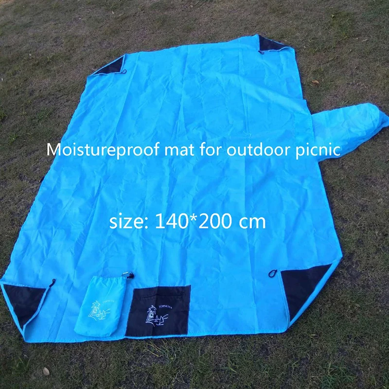 المحمولة التخييم حصيرة في الهواء الطلق طوي بطانية للماء للطي حقيبة فراش النوم البطانيات خفيفة الوزن نزهة الحصير المطر