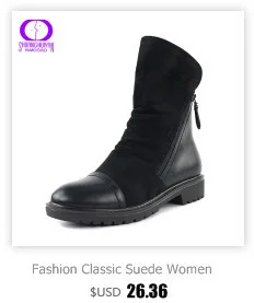 Высокое качество из мягкой кожи женские ботильоны квадратный каблук зима-осень Сапоги и ботинки для девочек из искусственной кожи молния Ботильоны Zapatos Mujer