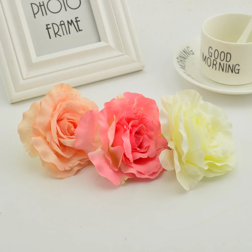 8cm cheap Artificial flowers for Party wedding garden decoration diy Bridesmaids wreaths fake flower bouquet silk rose heads 8cm cheap Artificial flowers for Party wedding garden decoration diy Bridesmaids wreaths fake flower bouquet silk rose heads