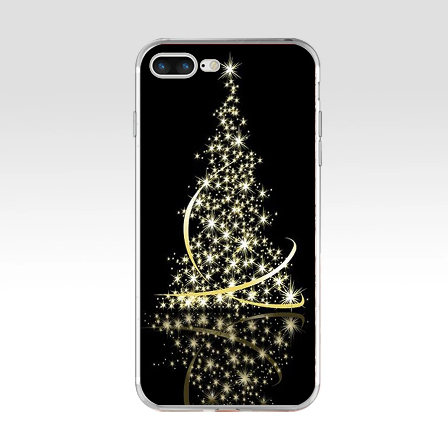 38SD праздник Рождество дерево год силиконовый чехол-накладка из мягкого ТПУ чехол для Apple iPhone 6 6s 7 8 plus чехол - Цвет: 4