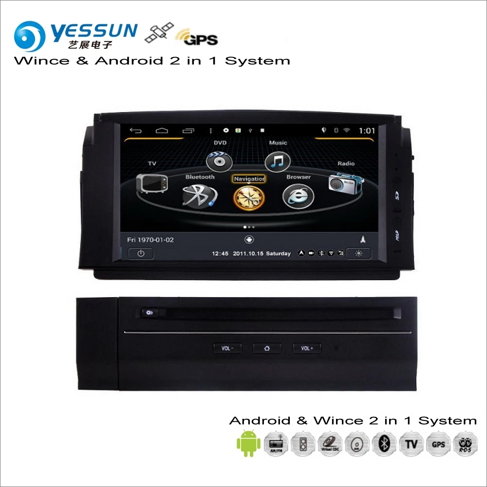 Excellent YESSUN For Mercedes Benz C Class W204 2007~2011 Car Android Multimedia Radio CD DVD Player GPS Map Navigation Audio Video Stereo 3