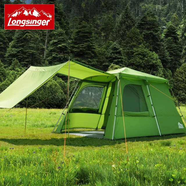 Cheap Longsinger automatic aluminum rod outdoor camping tent