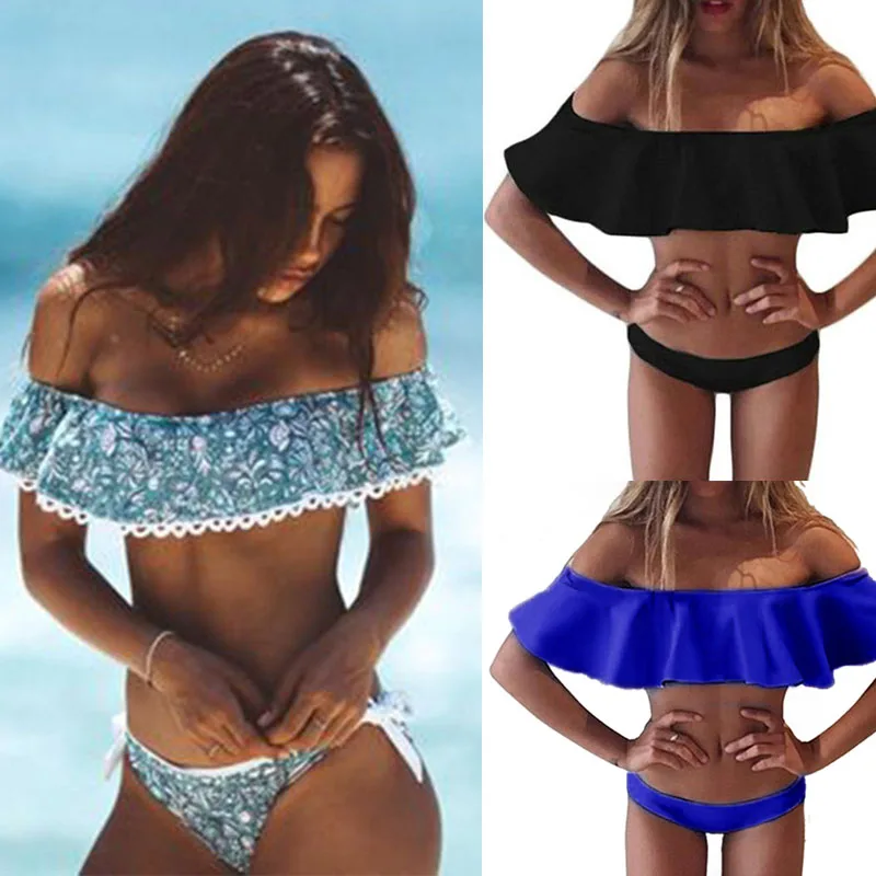 2017 Sexy Bandeau Bikinis Women Swimsuit Push Up Swimwear Brazilian Bikini Set Beach Bathing Suit Swim Wear Biquini