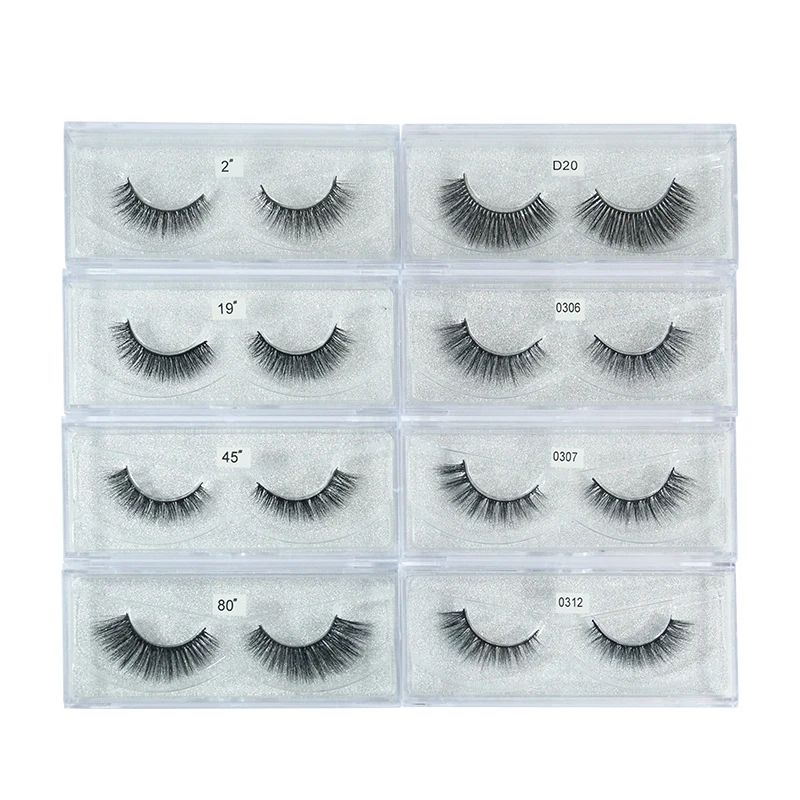 

3D Faux Mink Soft Eyelashes Easy Use Full Strip Lashes Natural Dramatic Volume Cilia Extension False Eyelash Beauty Makeup Tools