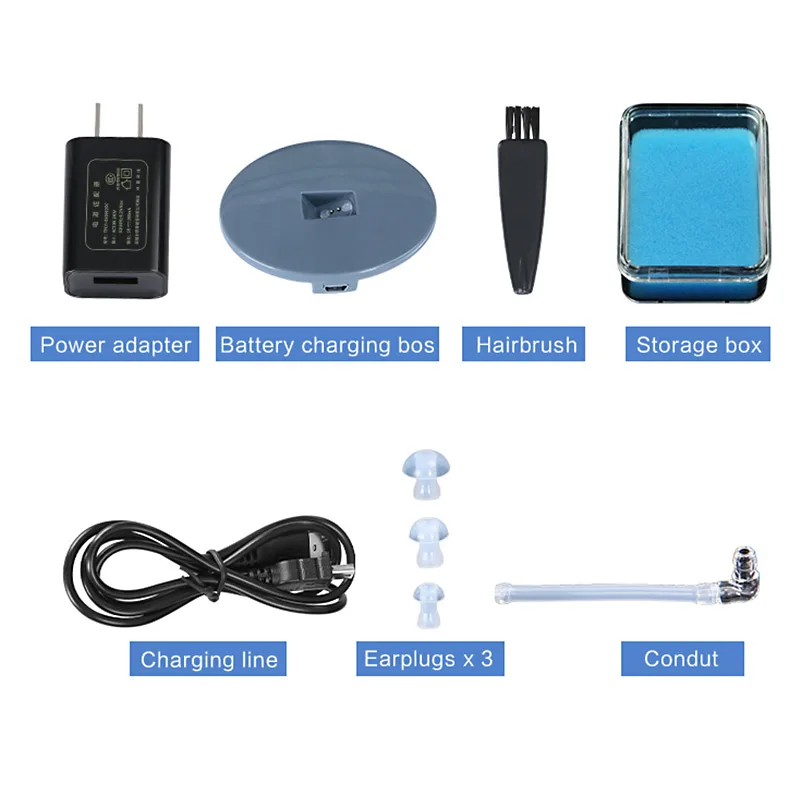 Cofoe Digital Hearing Aid Device BTE Rechargeable Hearing Aids Hearing Amplifier Ear Aid Ear Care Tools for the Elderly