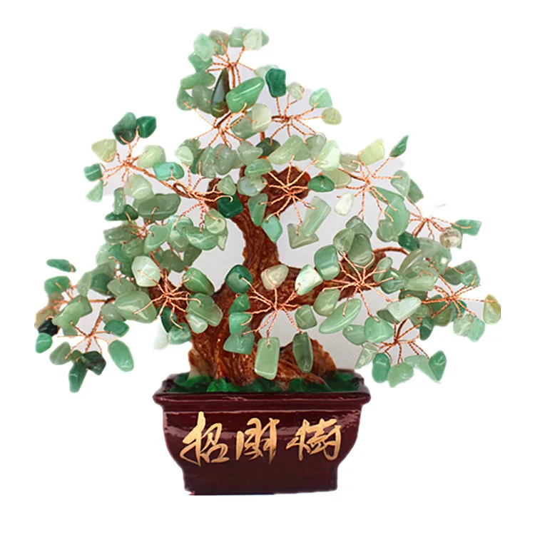 

Dongling, natural crystal jade stone lucky tree/rich tree/Christmas tree