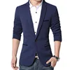 Brand Mens Casual Blazers Autumn Spring Fashion Slim Suit Jacket Men Blazer Masculino Clothing Vetement Homme M~5XL AY1415 5