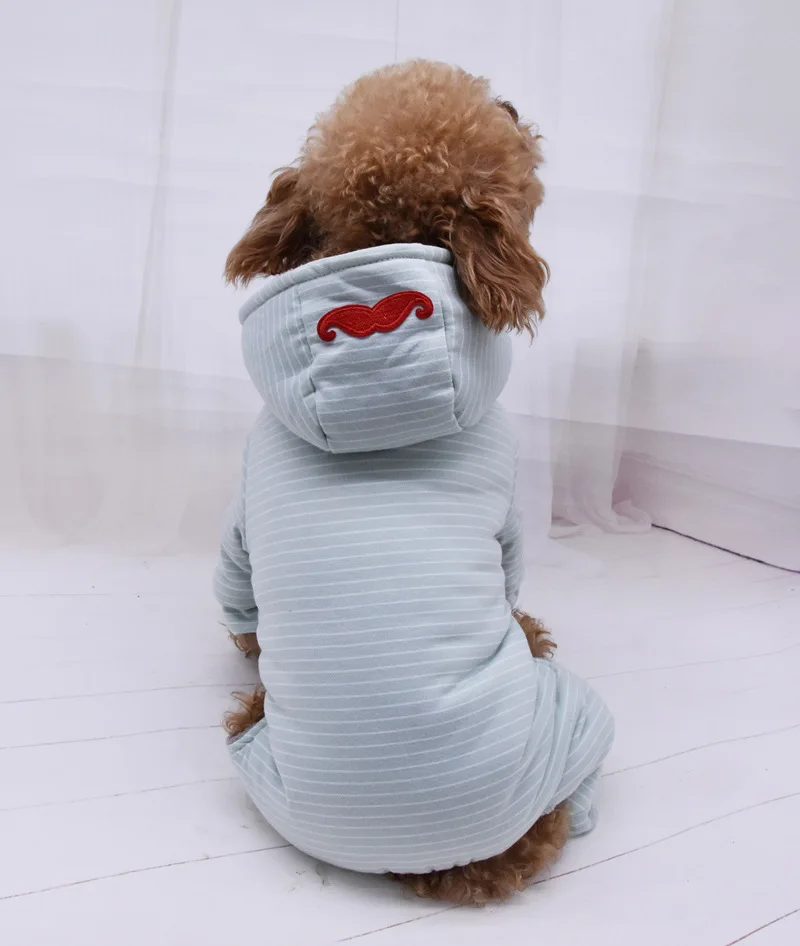 Высококачественная утепленная теплая одежда для собак Зимний комбинезон куртка для щенка костюм для маленькой собачки Померанская Пудель домашний питомец породы Бишон одежда