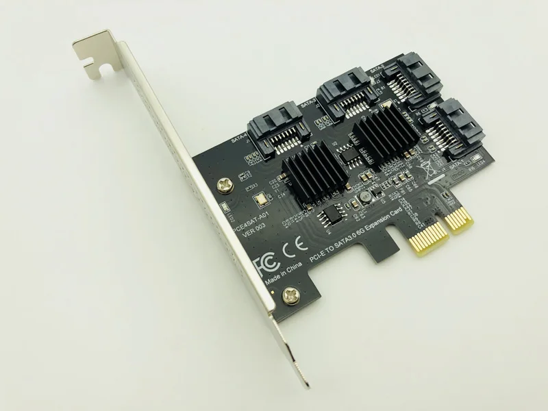 H1111Z добавьте карты PCIE к SATA Card/HUB/Controller SATA3 PCI E/PCIE 3 Express 4 портовый расширительный
