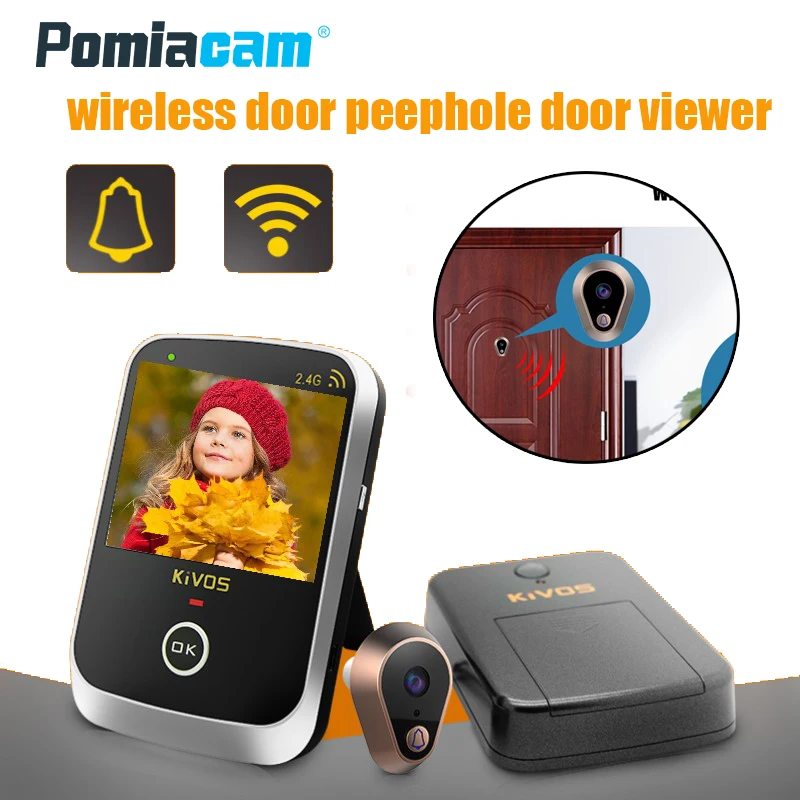 

KDB307A 3.5 "LCD Door Eye Peephole Door Viewer Wireless Video Doorbell Wide Angle Lens Camera Monitor For Home Apartment