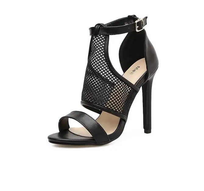 

2019 spring and summer new color matching fashion sexy Roman style high heel sandals women's shoes