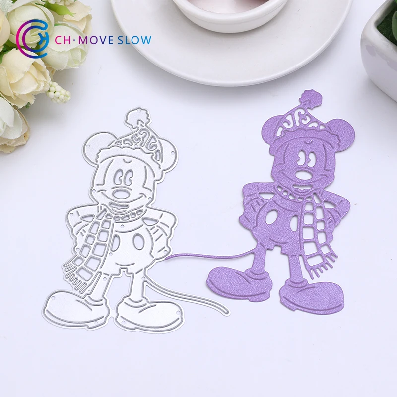 

CH Male mouse Metal Cutting Dies 3D DIY Scrapbooking Carbon Sharp Craft Die Photo Invitation Cards Decoration