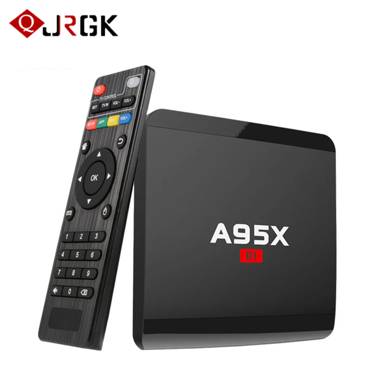 JRGK Tv Box Android 7.1 Smart TV Box 1GB 8GB Quad Core Set Top Set top