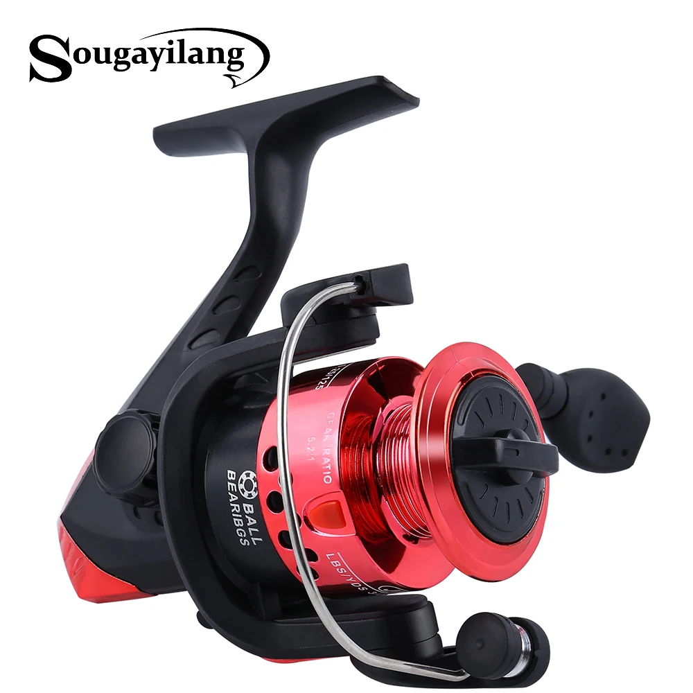 

Sougayilang 5:2:1Fishing Reel Spool Portable Left/Right Interchangeable Series Boat Rock Sea Lure Spinning Fish Wheel