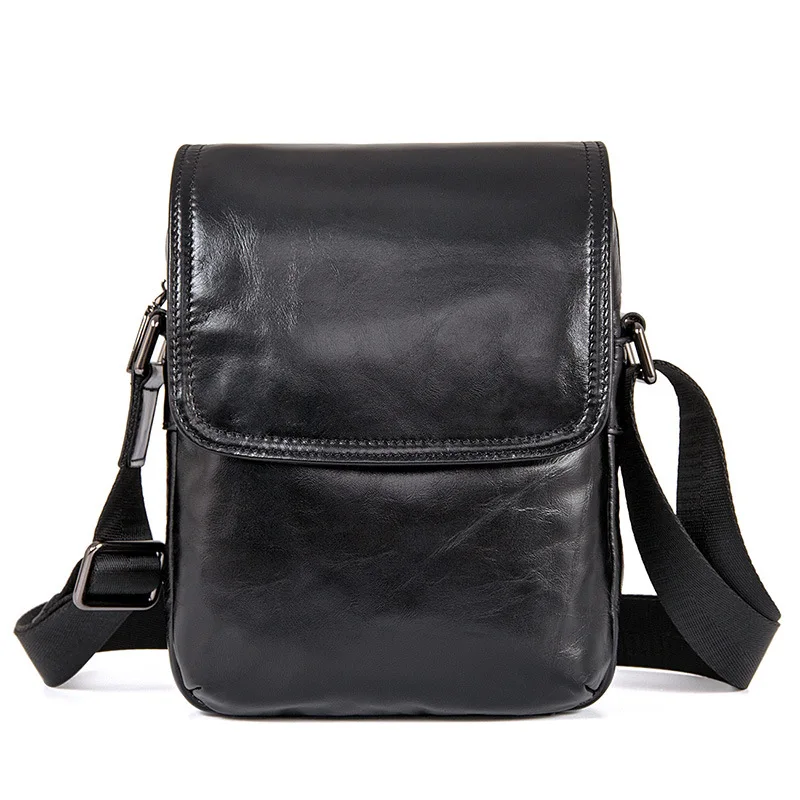 Cow Genuine Leather Messenger Bags Men Travel Business Brand Vintage Black Small Crossbody Shoulder Bag for Man Sacoche Homme Cow Genuine Leather Messenger Bags Men Travel Business Brand Vintage Black Small Crossbody Shoulder Bag for Man Sacoche Homme