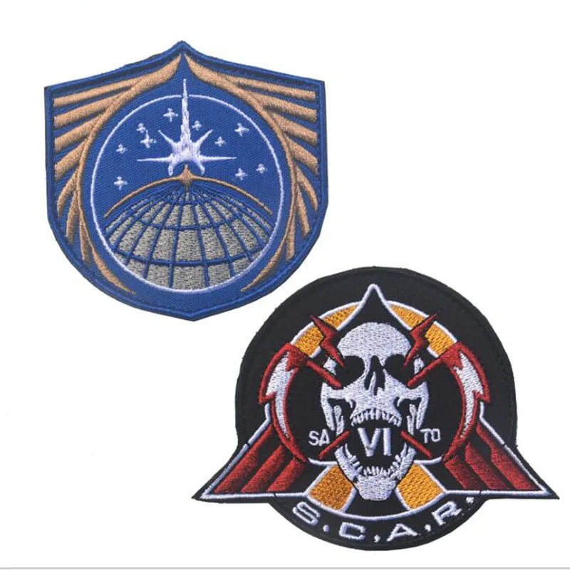 

3D Embroidery Patch To Obey The Scar Space Station Military Investigation Unsa Space Alliance Combat Clothing Standard Badge
