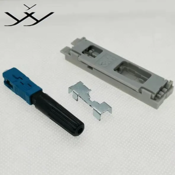 

GX 100Pcs 3M8802 TLC-SC Connector Optic Fiber Quick Cold Connector SC/UPC FTTH Fiber Optic Fast Connector