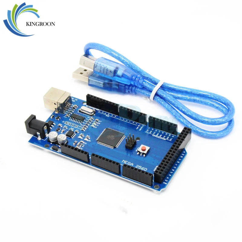 KINGROON MEGA 2560 R3 ATmega2560 R3 AVR USB плата+ Бесплатный USB кабель для Arduino 2560 MEGA2560 R3