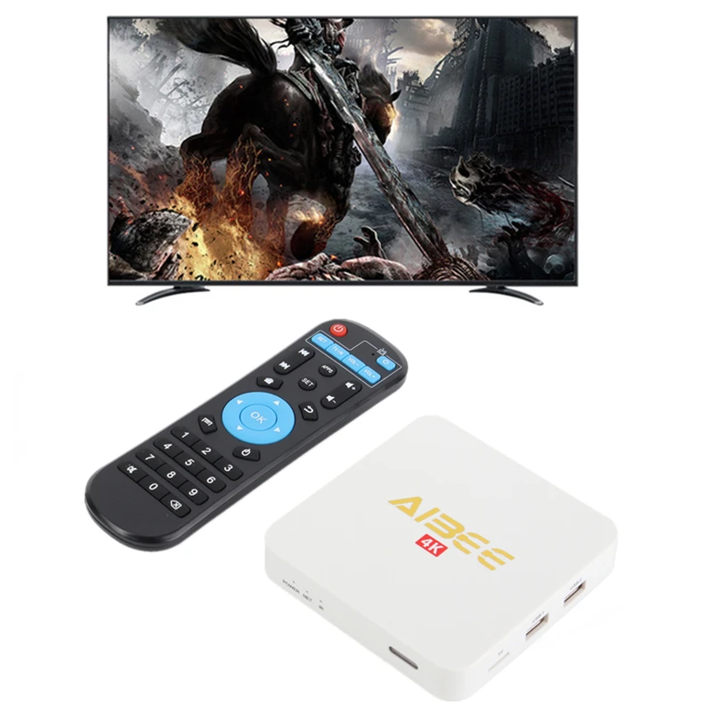 

Aibee X9 mini Android 7.1 Smart TV Box 1GB RAM 8GB ROM WIFI better than A95X T95 X96MINI