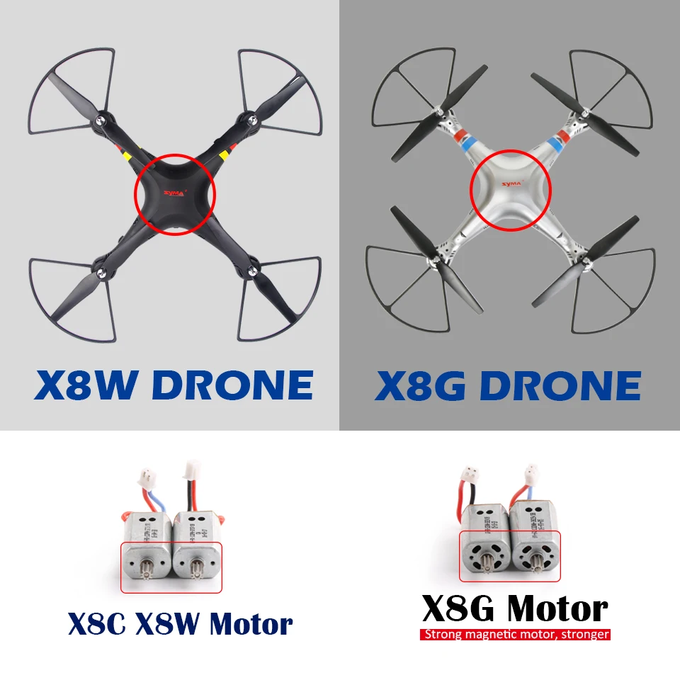 SYMA X8W X8HG X8HW Квадрокоптер с дистанционным управлением Drone без каких-либо Камера 2,4G 6-осевой Радиоуправляемый вертолет может поместиться Gopro/Xiaoyi/SJCAM VS MJX B3 B6