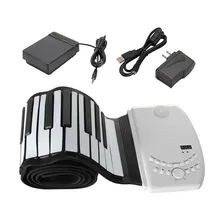 Zebra 88 Key Flexible Foldable Piano Portable Electric Digital Roll up Keyboard Piano For Keyboard Musical Instrument Lover Gift