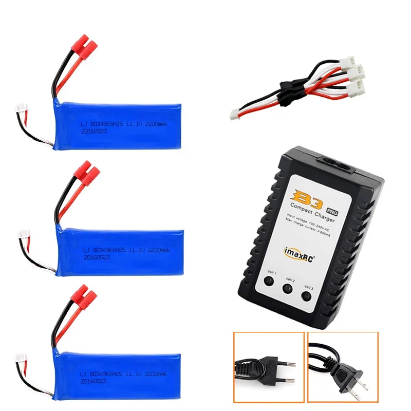 Аккумулятор и зарядное устройство на 2200 мА · ч для BAYANGTOYS X16 X21 X22 11 1 В x21 аккумулятор
