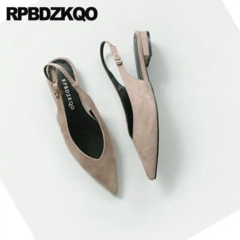 pointed slingback flats