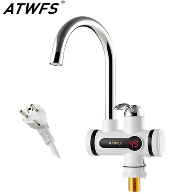 Electric Tankless Hot Water Tap Instant Hot Water Heater Heating Faucet