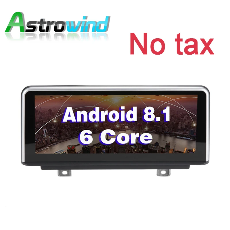 10,25 pulgadas 2G RAM Android 8,1 GPS de navegación del coche de los medios de Radio estéreo para BMW Serie 3 F30 F34 para BMW serie 4 F32 F33 F36 NBT