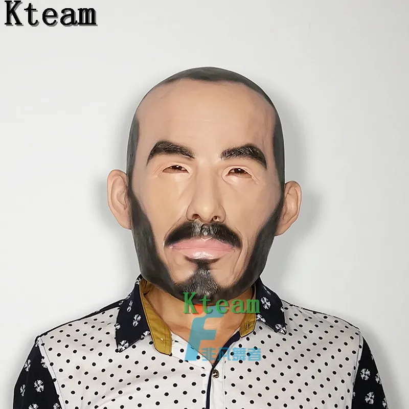 

100% Latex Famous Man David Beckham Face Mask Latex Party Real Human Face Mask realistic Skin mask For Halloween Make up Toys