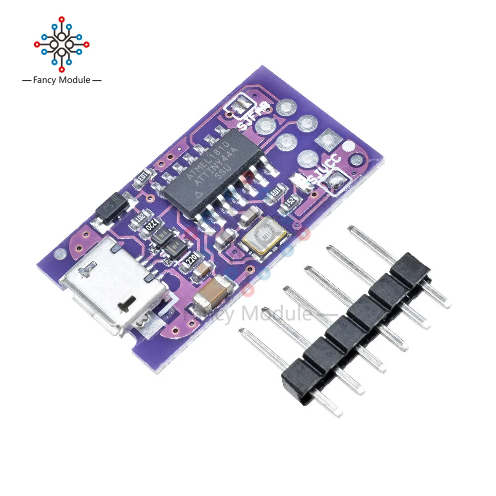 5 V микро-usb крошечный AVR ISP ATtiny44 USBTinyISP программатор для загрузчик ардуино