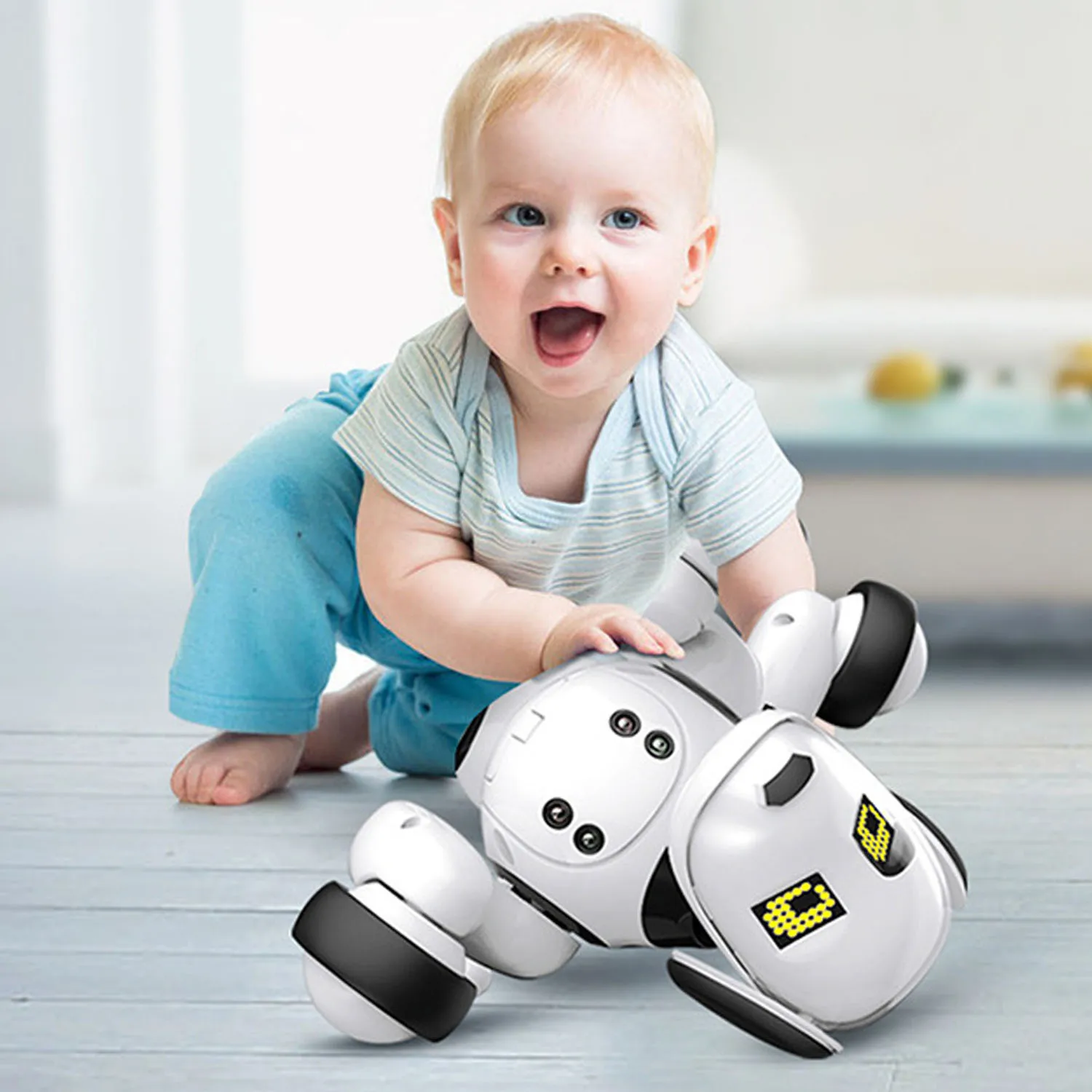 Remoto sem Fio Brinquedo do Animal Cão de Controle Crianças Bonito Robô Inteligente Interativo Filhote Cachorro rc Falando Cão Eletrônico Digital Estimação 13 Brinquedos e hobbies